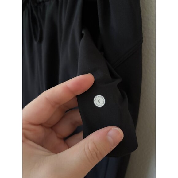 Lululemon Stretch High-Rise Joggers Black Pull-On Pants 6 Luxtreme Nulu Athletic - Picture 6 of 11